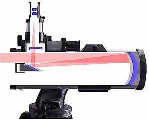 Newton Teleskop, katadioptrisch (verk�rzte Bauweise)